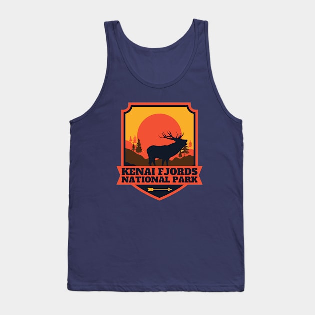 Kenai Fjords National Park Alaska Tank Top by FullOnNostalgia